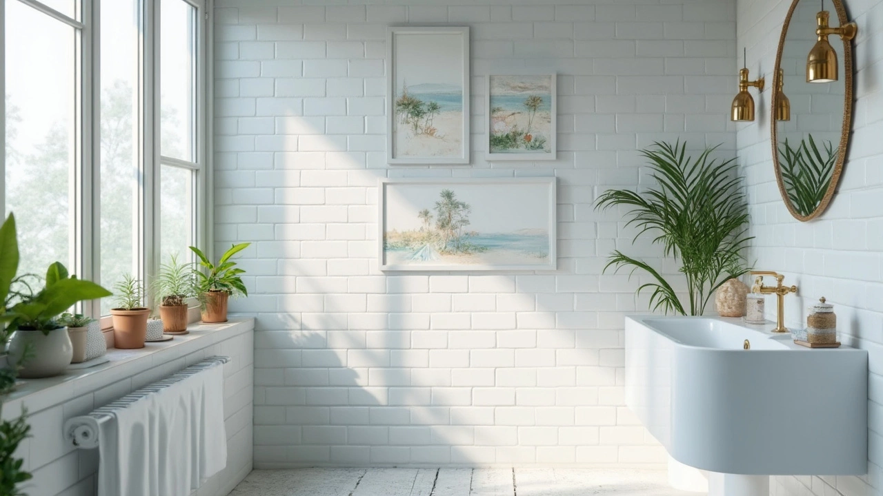 Bathroom Pictures: What Works Best on These Walls?