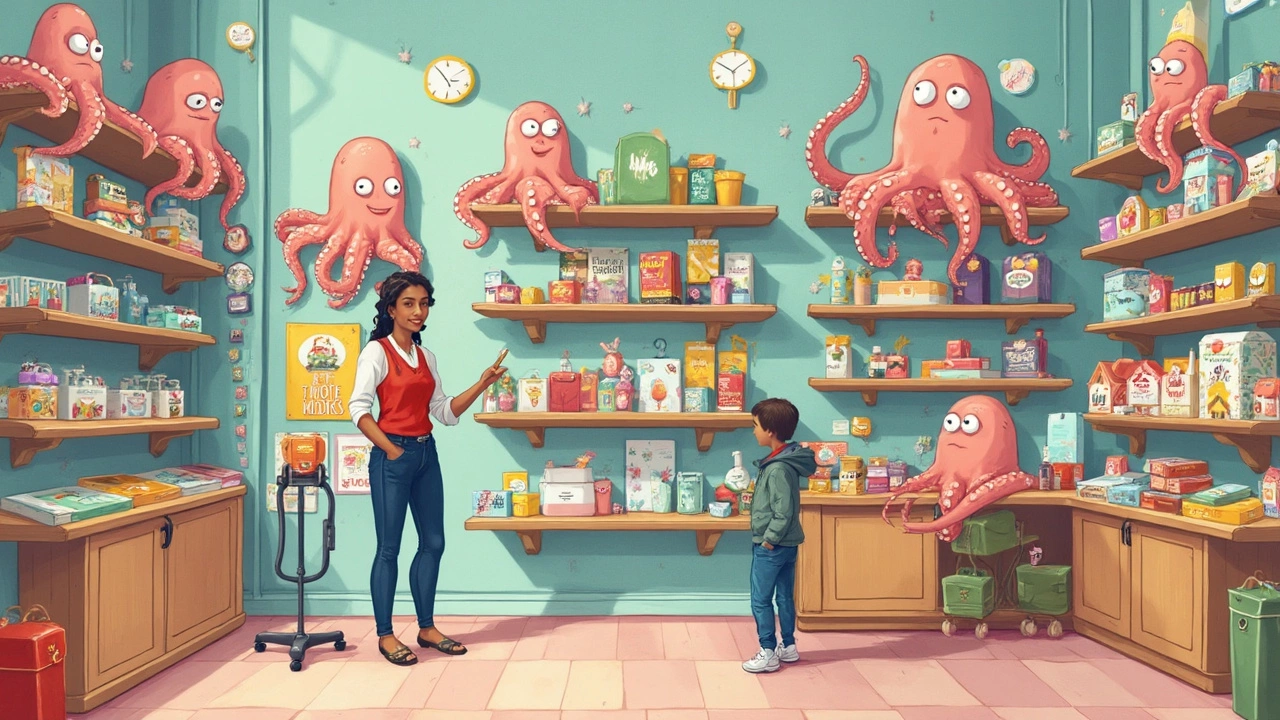 Labeling and Selling Octopus Shelves