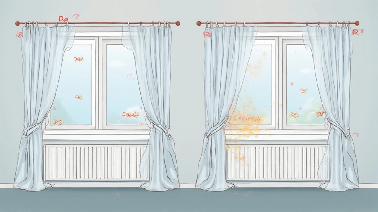 How Covering Baseboards with Curtains Affects Your Room’s Heat